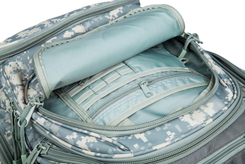 Tanner+Tailor Premium Herren Outdoor Rucksack mit Laptop-, Trinkblase- und Musikplayer-Fach (ACU Camouflage) – Bild 5