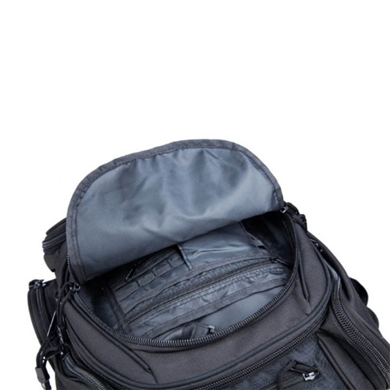 Tanner+Tailor Premium Herren Outdoor Rucksack mit Laptop-, Trinkblase- und Musikplayer-Fach (Schwarz) – Bild 6