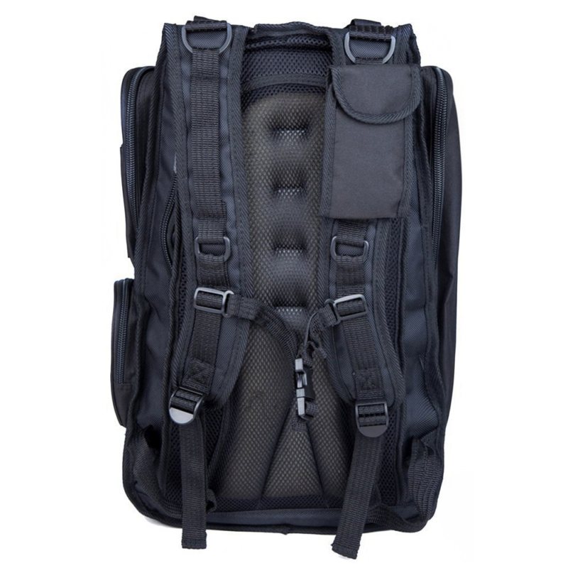 Tanner+Tailor Premium Herren Outdoor Rucksack mit Laptop-, Trinkblase- und Musikplayer-Fach (Schwarz) – Bild 3
